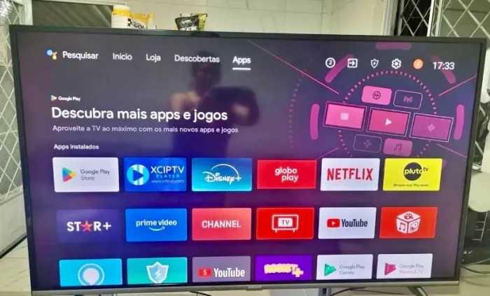Smart tv 50 polegadas 4K Android