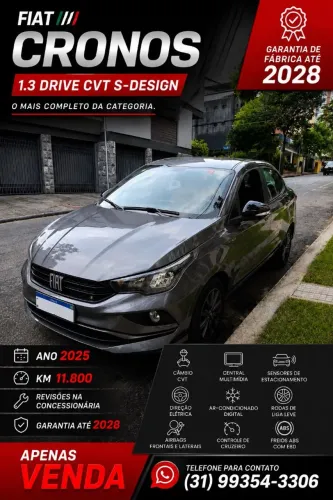 Fiat Cronos Drive 1.3 8V Flex Aut. 2025