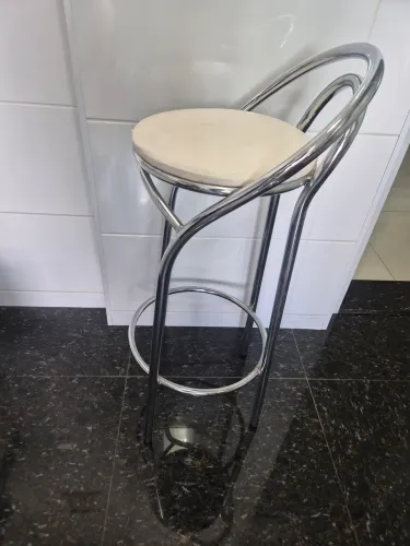 2x Banquetas de Alumínio 