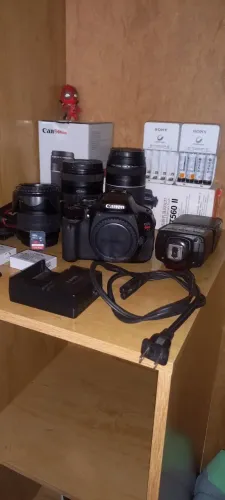 KIT-CANON T3I+TODOS OS ITENS DA IMAGEM