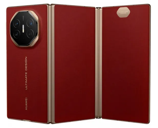 Smartphone Huawei Mate XT Vermelho, com Tela Tripla, 16GB RAM, 1TB 