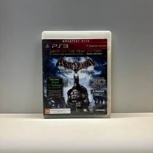 Batman Arkham Asylum GOTY Completo CIB PS3