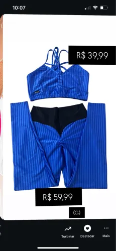Promoção roupas de academia  VALORES NAS FOTOS !! 