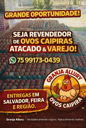 Ovos caipiras!