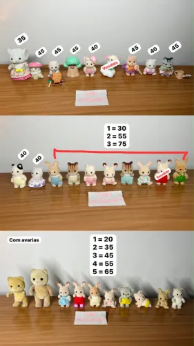 Bonecos Sylvanian Families