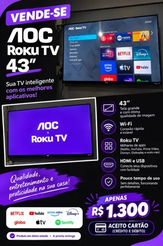 Televisão 43 polegadas