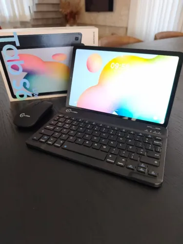Samsung Galaxy Tab S6 Lite 128GB (Impecável) + S Pen + Teclado e Mouse + Caixa e NF