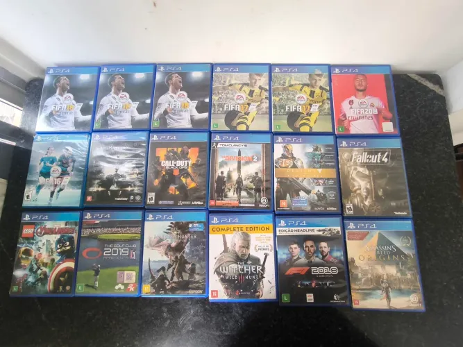 Lote de jogos PS4- A partir de 65,00