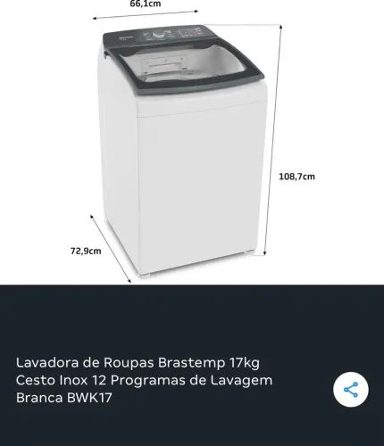 Máquina de lavar 