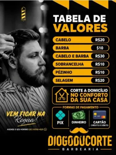 Barbeiro a domicílio!