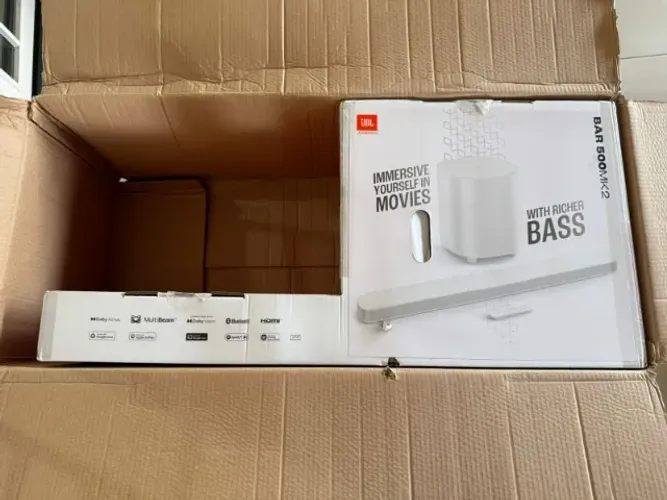 Soundbar Jbl Bar 500mk2 5.1 Canais Multibeam E Dolby Atmos
