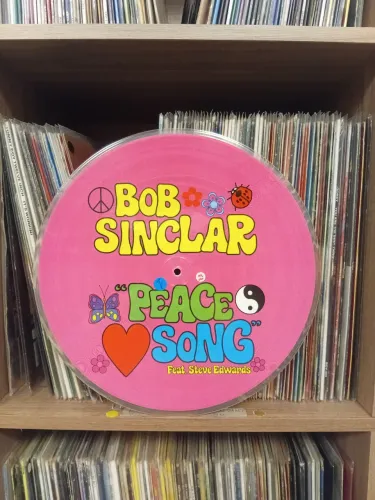Disco Bob Sinclar ? Peace Song ? Picture Disc ? R$ 350,00