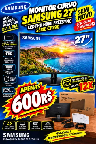 MONITOR CURVO SAMSUNG 27