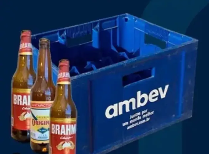 Caixa de vasilhames 600 ml (casco marrom)