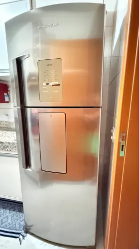 Geladeira Brastemp Ative! Frost Free Inox 429L