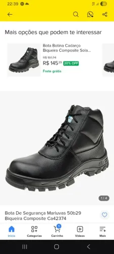 Bota EPI Nobuck