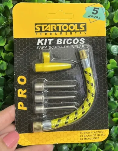 Kit de Bicos para Bombas de Inflar - Entrega Grátis