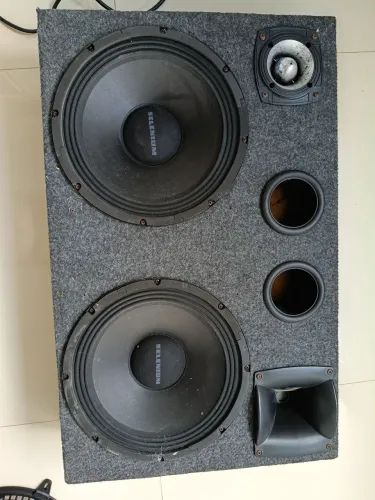 Caixa passiva slim  fones de 12 Selenium 150w rms