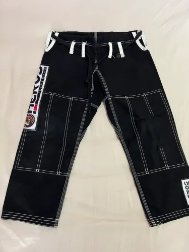 Calça para luta Preta Heros Fightweat TAM M0