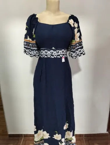 Vestido estampado tamanho M