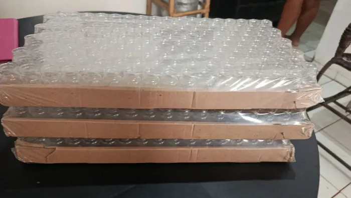 Frascos de vidro para lembrancinha