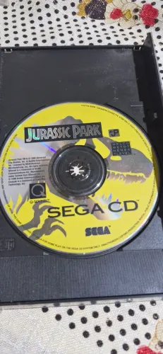 Jogo jurassic park sega cd antigo raridade 