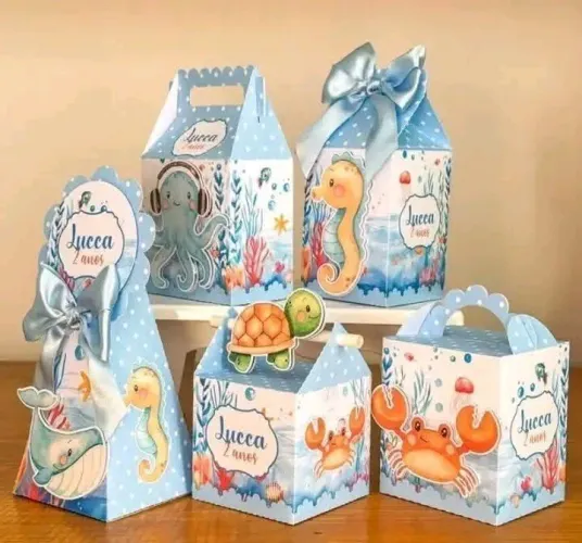 Caixa personalizada, lembrancinha de festa infantil