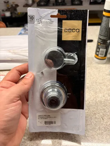 Kit com 2 acabamentos para registro Deca - modelo Link