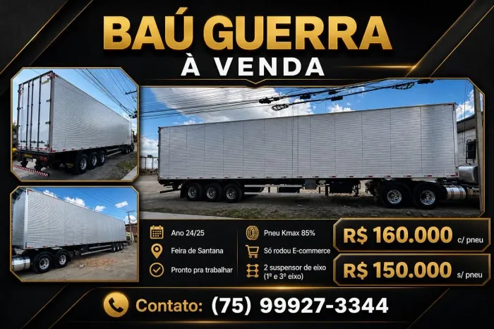 Carreta Guerra 30 paletes