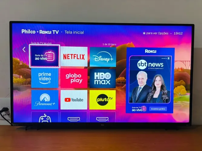 Vendo smart Philco Roku 40 ótimo estado