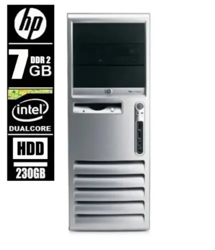 Computador Cpu Duo Core 7Gb Ram 2,13ghz 230gb De Hd Revisada