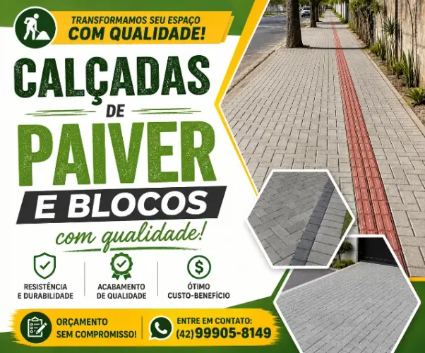 Trabalho bom com preço justo 