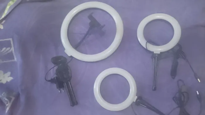 Vendo 3 Ring light novas