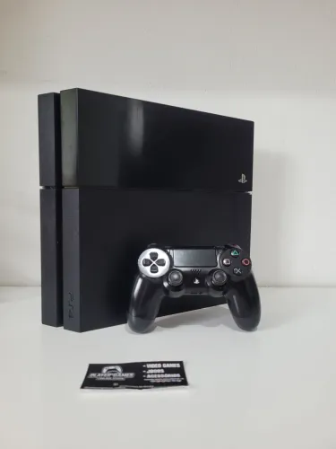 Playstation 4 Completo + Jogo (Aceito Cartão)