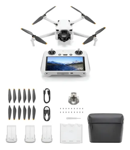 Drone Dji Mini 3 Combo Fly More com tela 3 baterias