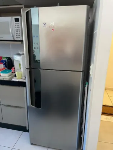 Geladeira Electrolux Frost Free Inverter Inox