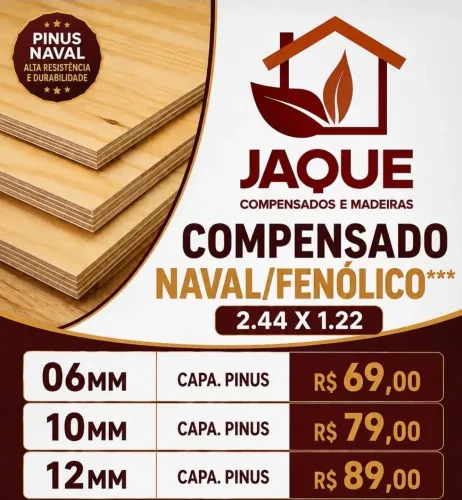 Compensado naval capa pinus
