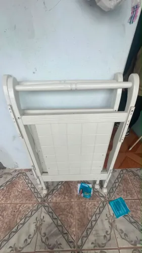 BERÇO BRANCO DE MADEIRA