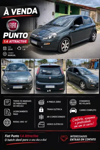 Fiat Punto Attractive 1.4 Fire Flex 8V 5P 2014