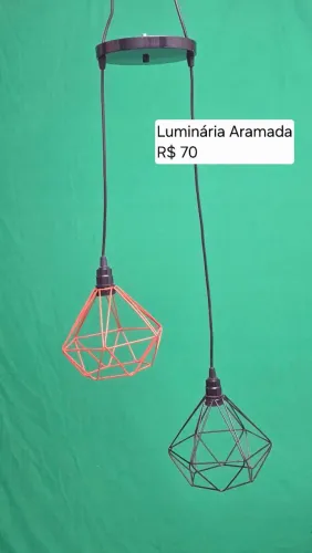 Luminária Aramada