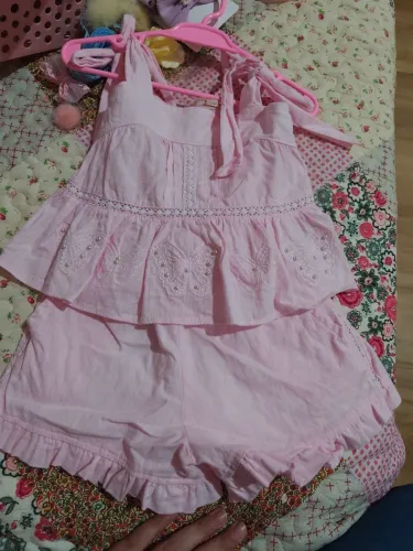 Conjunto Petit cherie rosa