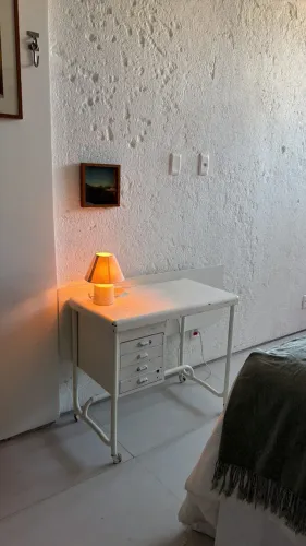 Mesa escrivaninha antiga de aço - Estilo industria