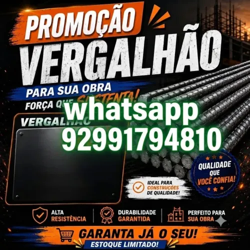 Vergalhão,ZAP pra orçamento *10