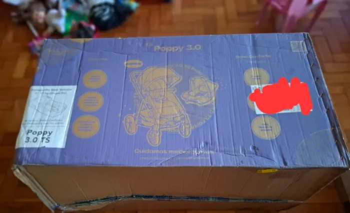 Carrinho de bebê 3 Cosco em 1 | NUNCA USADO