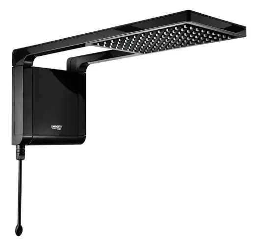 Chuveiro 220v 7000w Lorenzetti Acqua Storm Ultra Preto