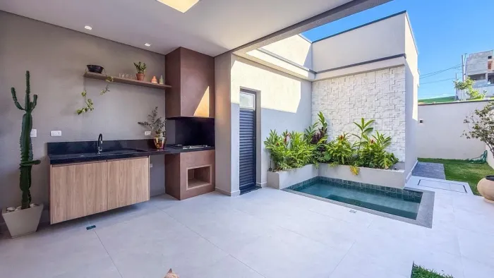 Casa terrea com 3 suites e escritório Condominio Cyrela Landscape