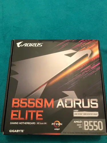 Placa mãe aorus elite b550m