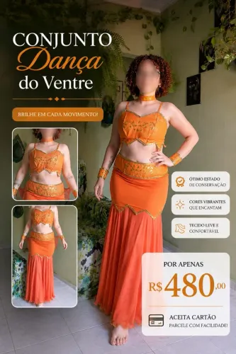 CONJUNTO DE DANÇA DO VENTRE À VENDA