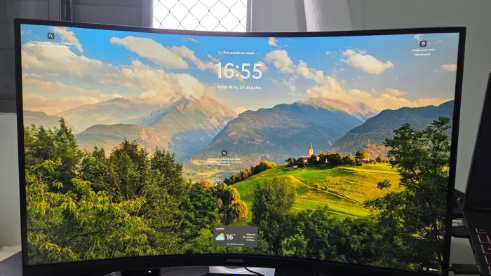 Monitor Gamer Samsung Odyssey G5 32" QHD 165Hz 1ms Curvo - Caixa Original | Estado de Novo