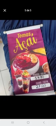 Itens para açaí